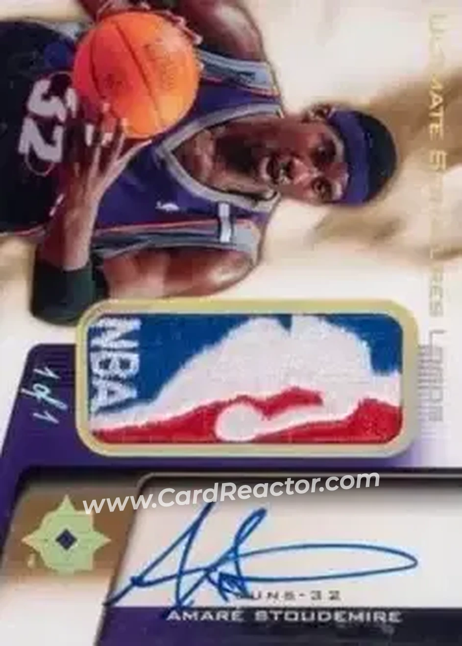 2004-05 Upper Deck Ultimate Collection - Signature Logos #USL-AS - Amar'e Stoudemire - Phoenix Suns