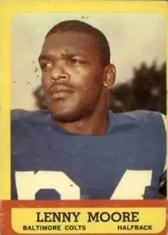 1963 Topps #2 - Lenny Moore - Baltimore Colts