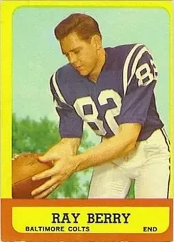 1963 Topps #4 - Raymond Berry - Baltimore Colts