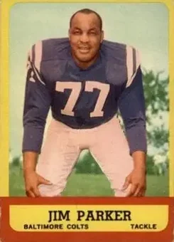 1963 Topps #5 - Jim Parker - Baltimore Colts