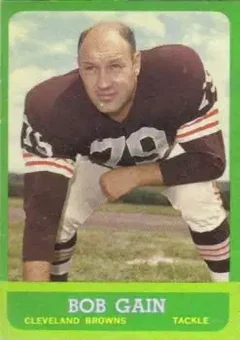 1963 Topps #23 - Bob Gain - Cleveland Browns