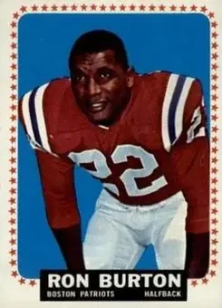 1964 Topps #4 - Ron Burton - Boston Patriots