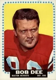 1964 Topps #7 - Bob Dee - Boston Patriots