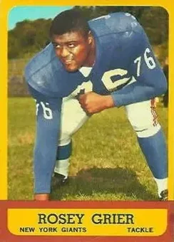 1963 Topps #56 - Roosevelt Grier - New York Giants