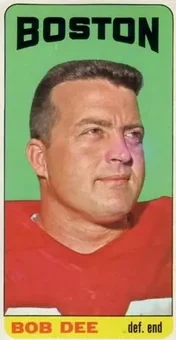 1965 Topps #7 - Bob Dee - Boston Patriots