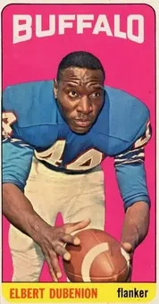 1965 Topps #28 - Elbert Dubenion - Buffalo Bills