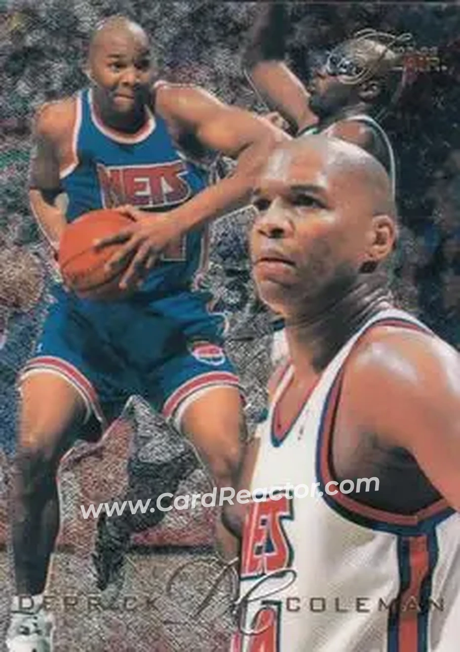 1995-96 Flair #84 - Derrick Coleman - New Jersey Nets - Front