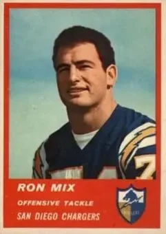 1963 Fleer #73 - Ron Mix - San Diego Chargers
