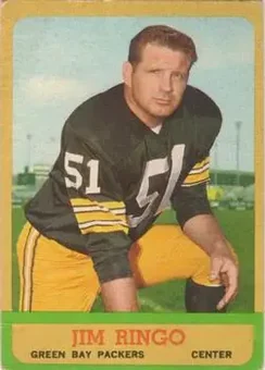 1963 Topps #91 - Jim Ringo - Green Bay Packers