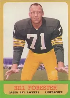 1963 Topps #94 - Bill Forester - Green Bay Packers