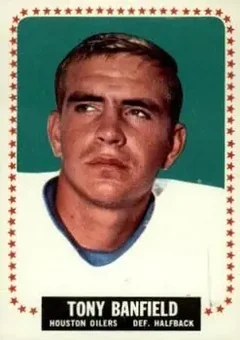 1964 Topps #67 - Tony Banfield - Houston Oilers