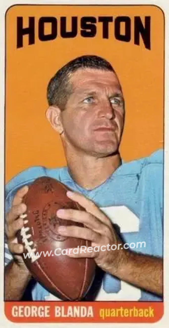 1965 Topps #69 - George Blanda - Houston Oilers