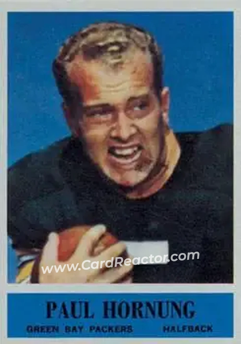 1964 Philadelphia #74 - Paul Hornung - Green Bay Packers