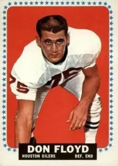1964 Topps #73 - Don Floyd - Houston Oilers