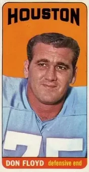 1965 Topps #75 - Don Floyd - Houston Oilers