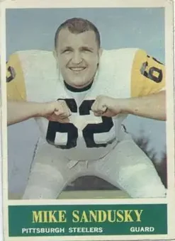 1964 Philadelphia #151 - Mike Sandusky - Pittsburgh Steelers
