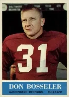 1964 Philadelphia #184 - Don Bosseler - Washington Redskins