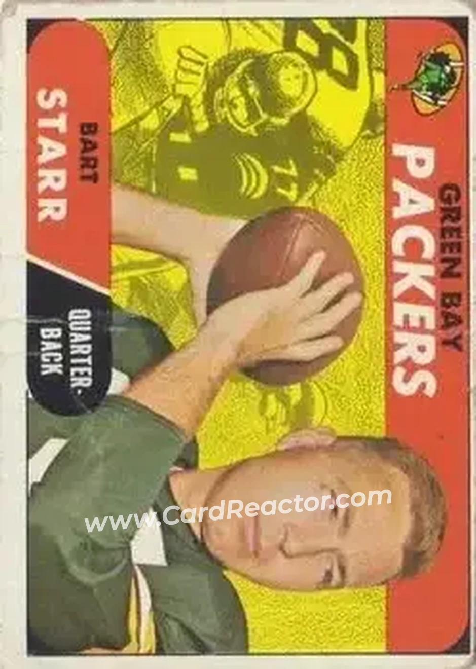 1968 Topps #1 - Bart Starr - Green Bay Packers