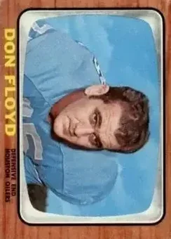 1966 Topps #54 - Don Floyd - Houston Oilers