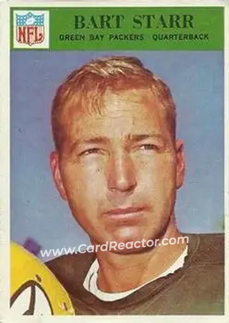 1966 Philadelphia #88 - Bart Starr - Green Bay Packers