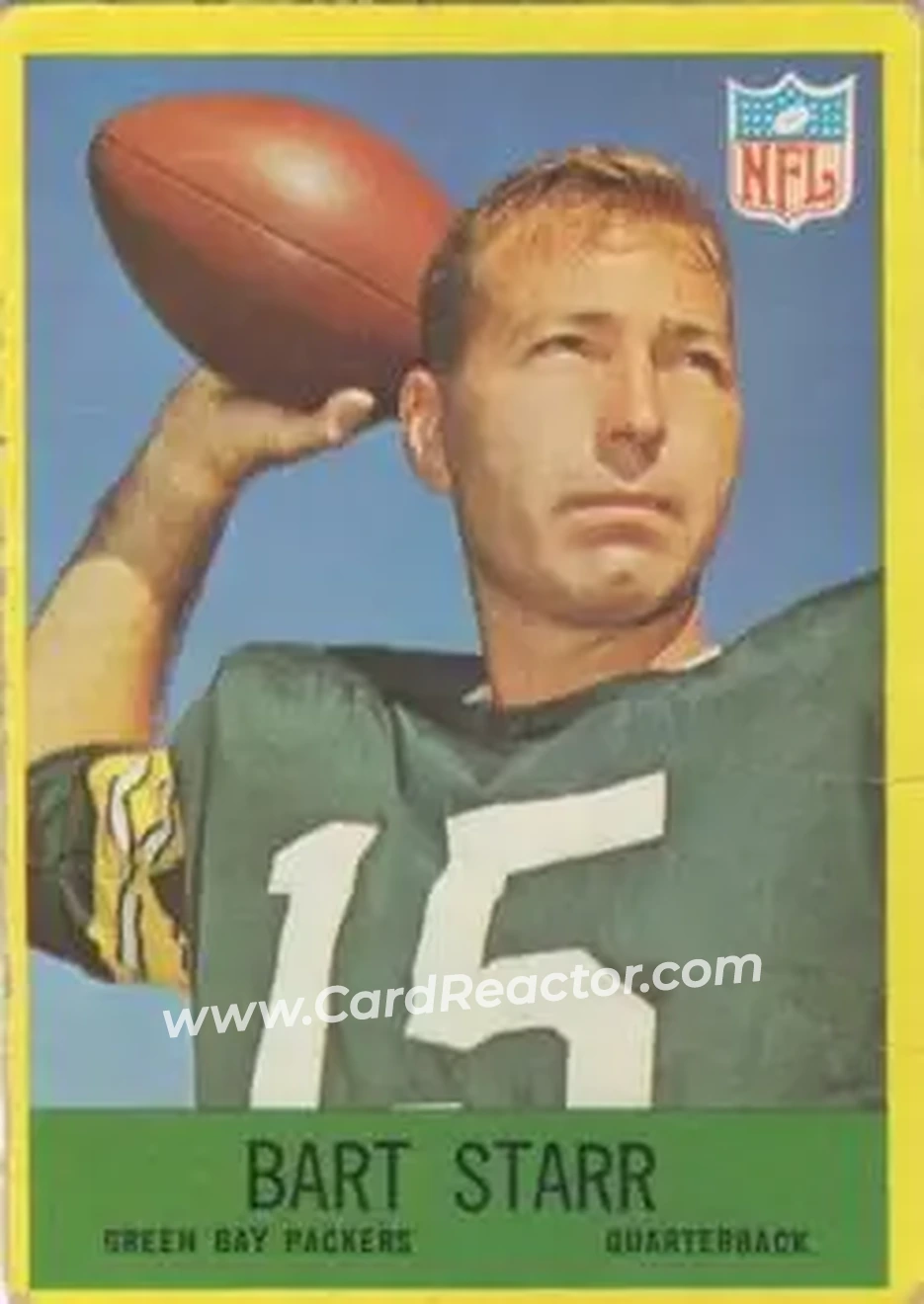 1967 Philadelphia #82 - Bart Starr - Green Bay Packers