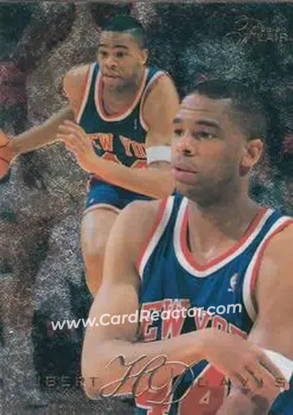 1995-96 Flair #87 - Hubert Davis - New York Knicks - Front