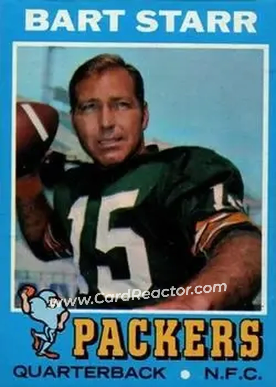 1971 Topps #200 - Bart Starr - Green Bay Packers