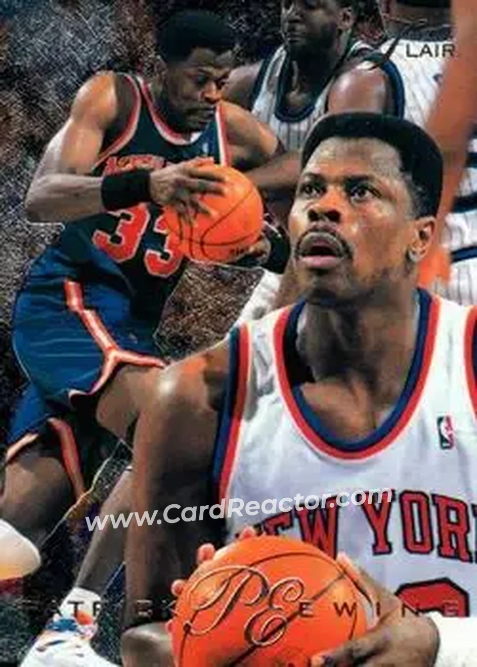 1995-96 Flair #88 - Patrick Ewing - New York Knicks - Front