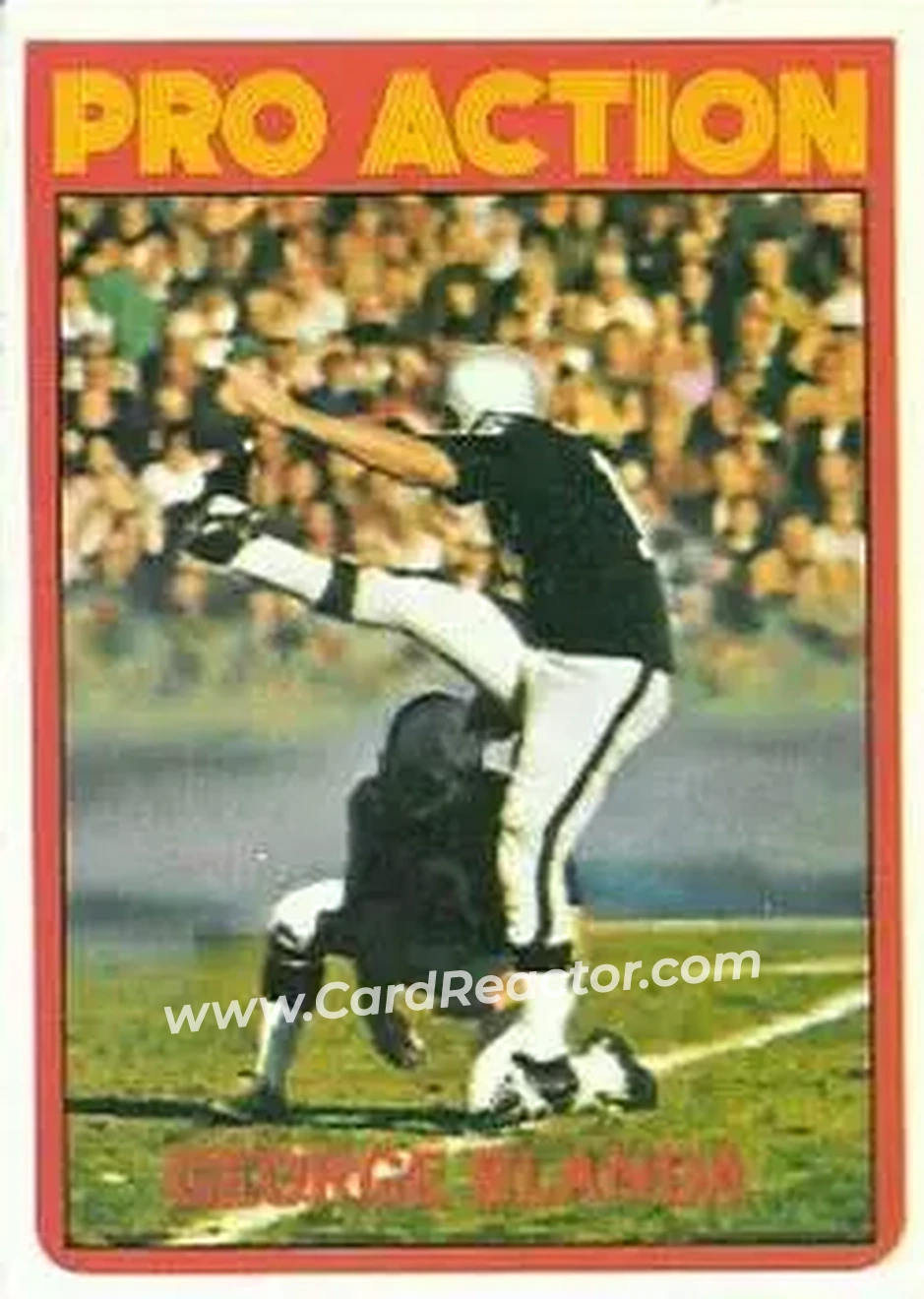 1972 Topps #348 - George Blanda - Oakland Raiders