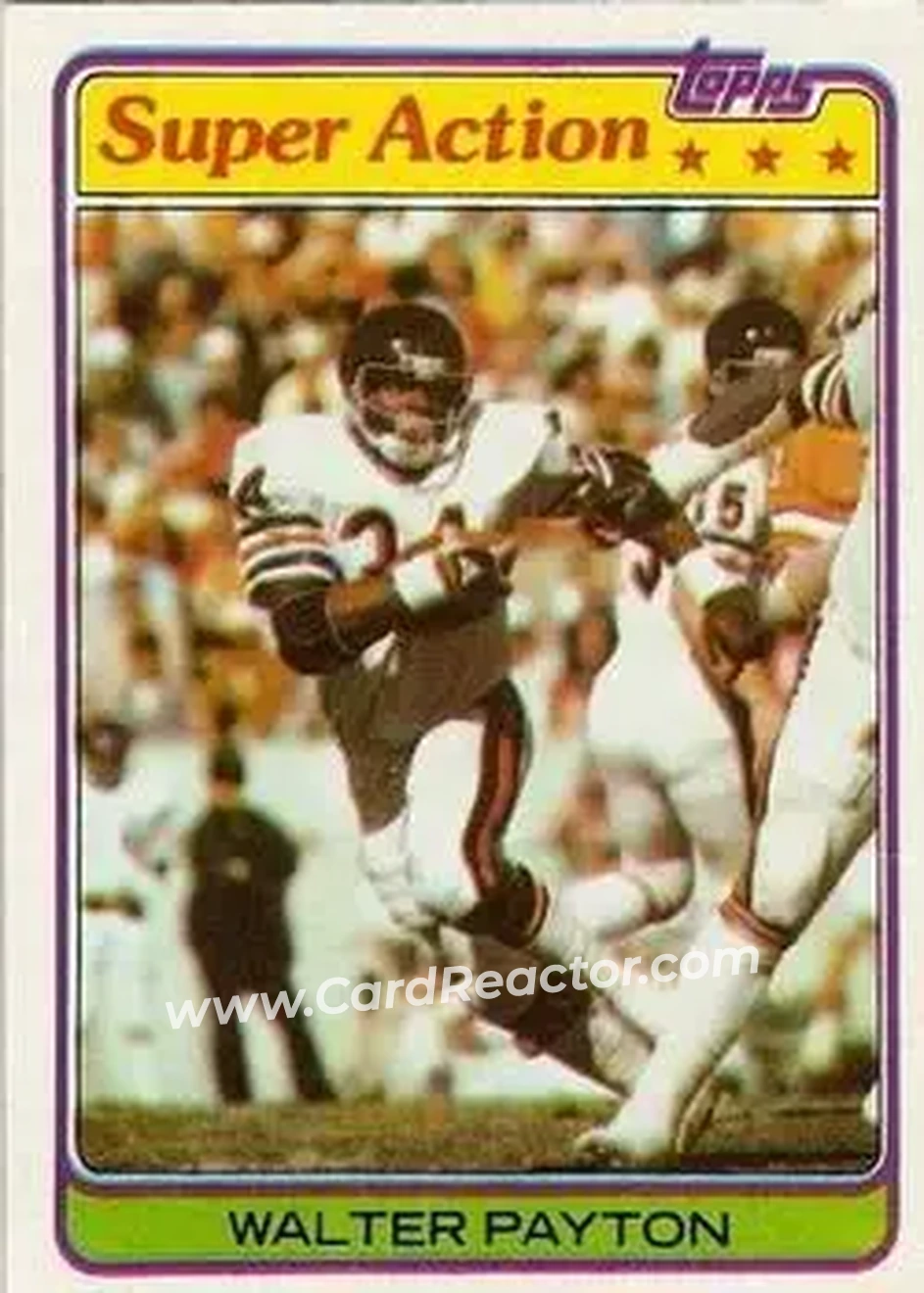 1981 Topps #202 - Walter Payton - Chicago Bears