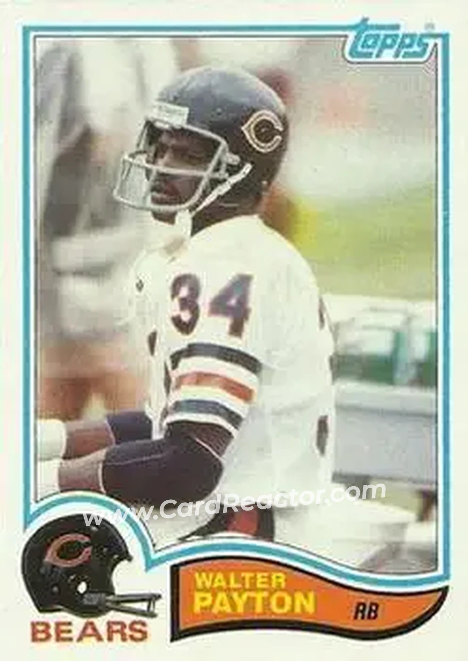 1982 Topps #302 - Walter Payton - Chicago Bears