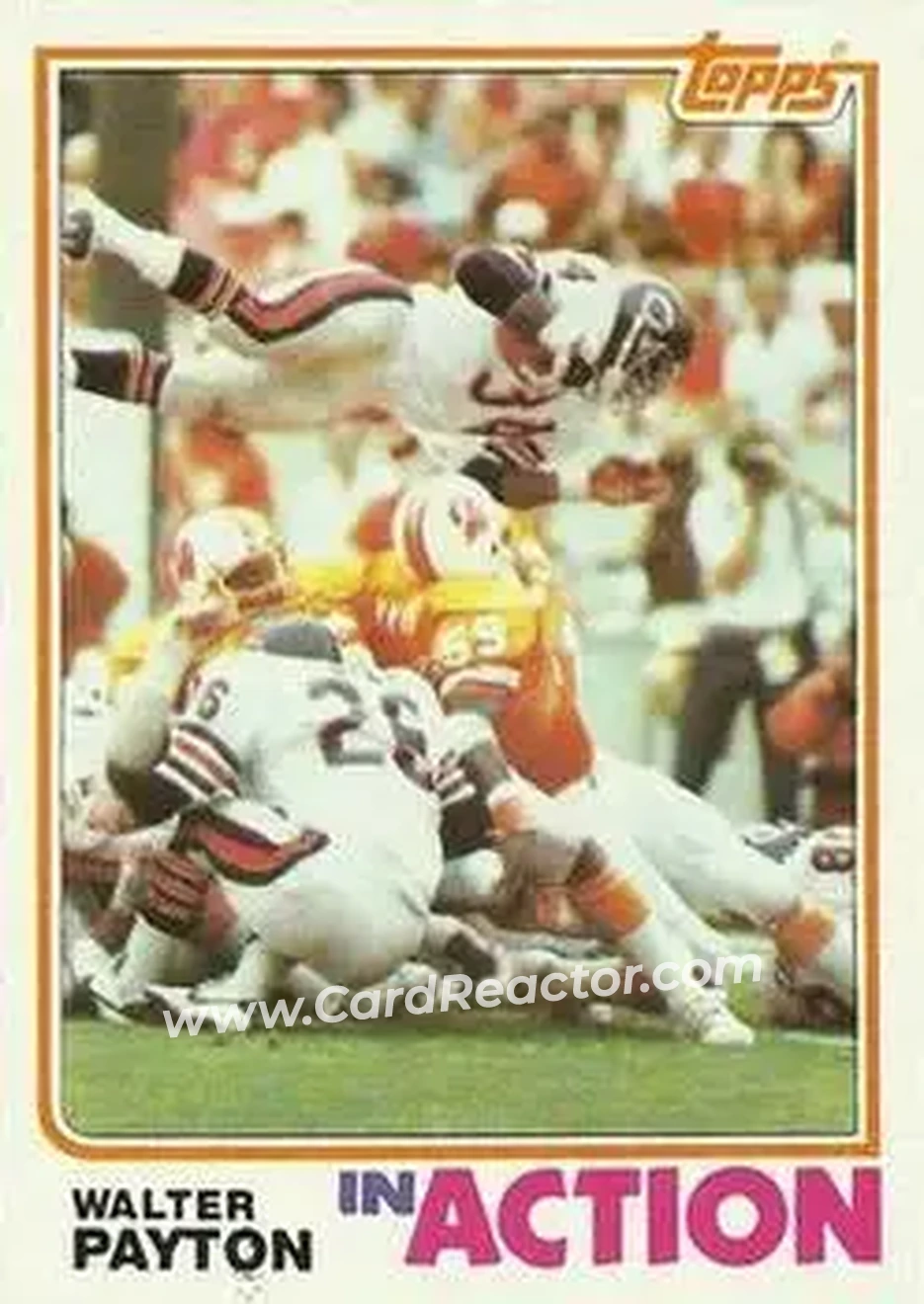 1982 Topps #303 - Walter Payton - Chicago Bears