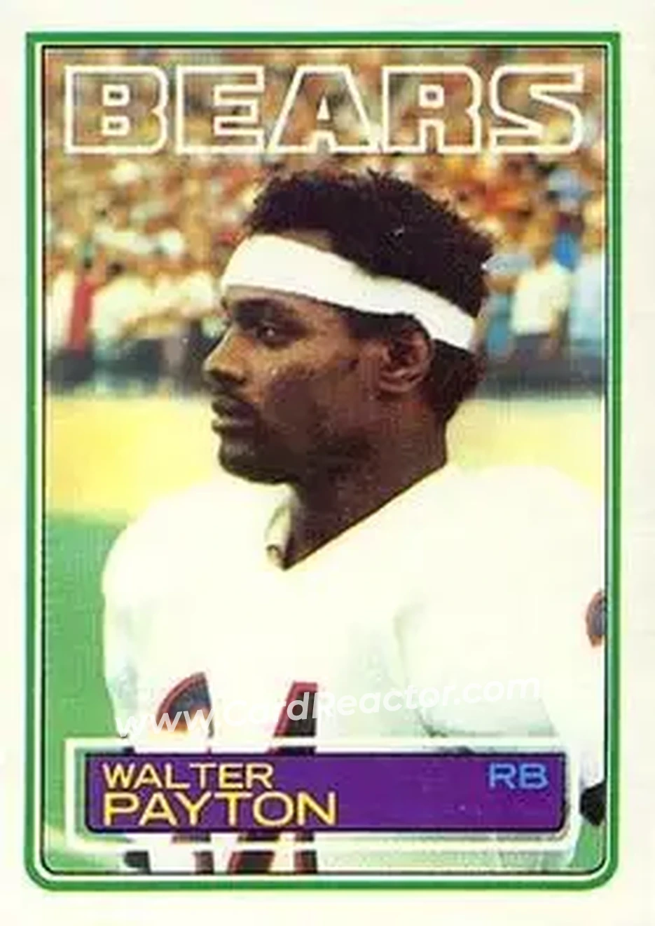 1983 Topps #36 - Walter Payton - Chicago Bears
