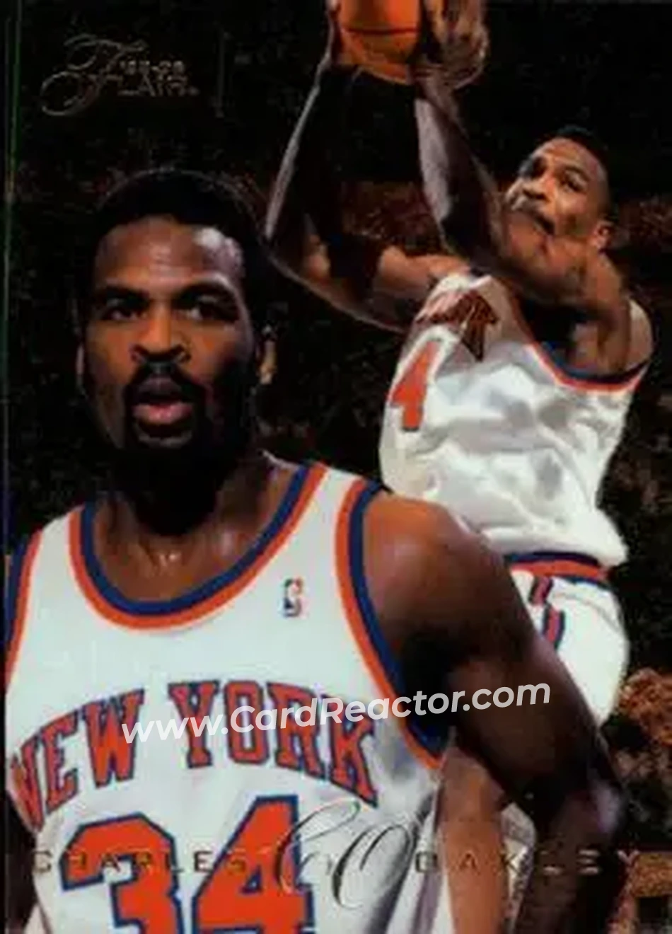 1995-96 Flair #91 - Charles Oakley - New York Knicks - Front