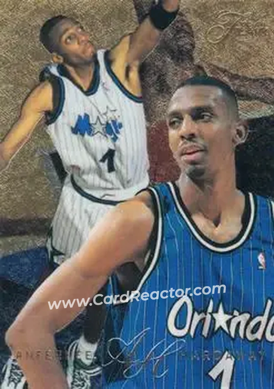 1995-96 Flair #96 - Anfernee Hardaway - Orlando Magic - Front