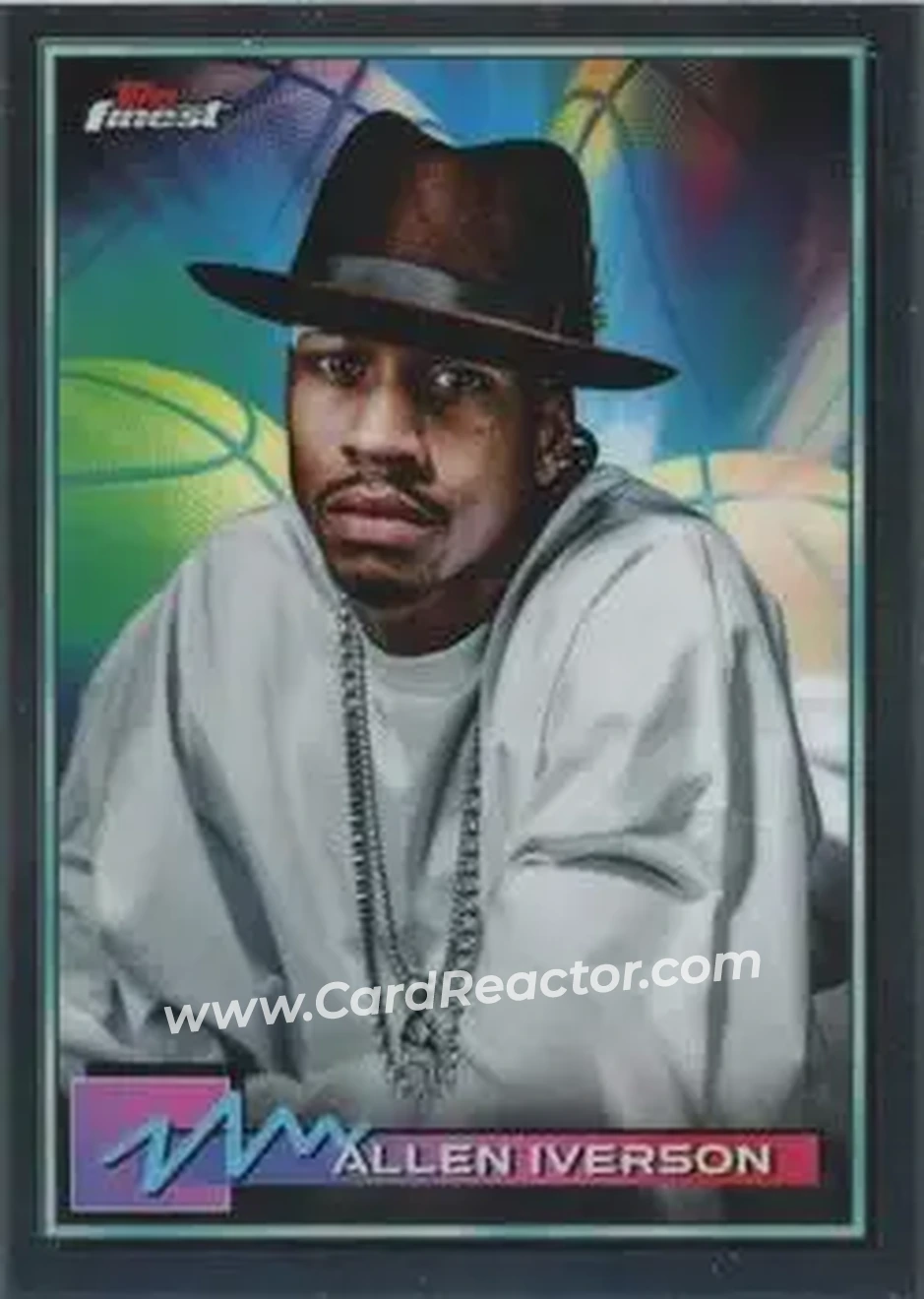 2021 Topps Finest #2 - Allen Iverson