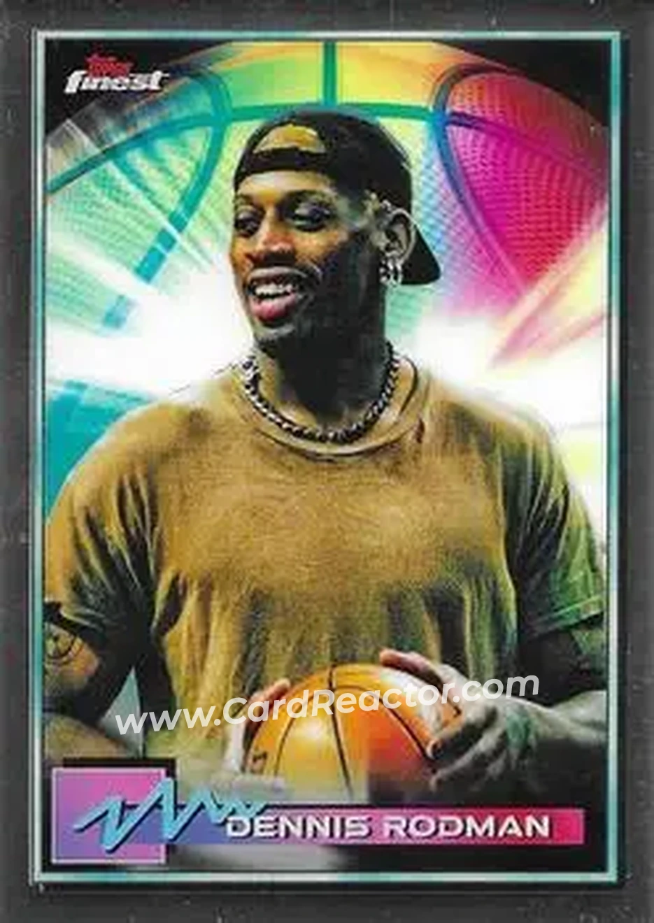 2021 Topps Finest #10 - Dennis Rodman