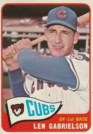 1965 O-Pee-Chee #14 - Len Gabrielson - Chicago Cubs
