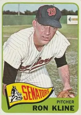 1965 O-Pee-Chee #56 - Ronnie Kline - Washington Senators