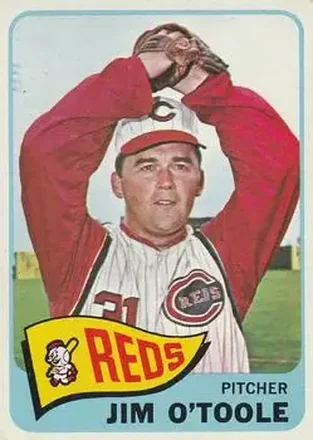 1965 O-Pee-Chee #60 - Jim O'Toole - Cincinnati Reds