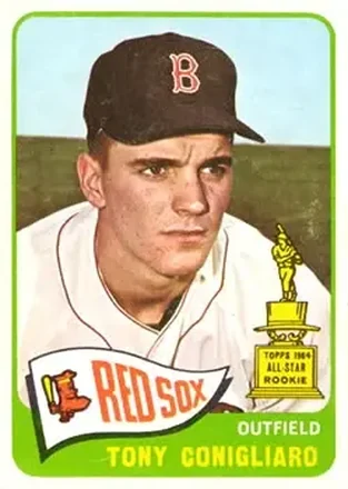 1965 Topps #55 - Tony Conigliaro - Boston Red Sox
