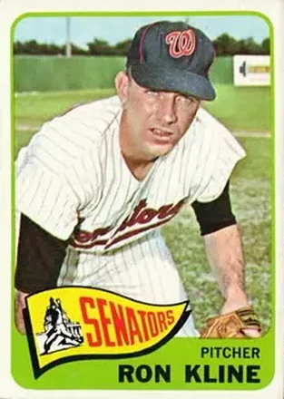 1965 Topps #56 - Ronnie Kline - Washington Senators