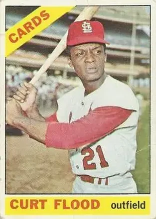 1966 O-Pee-Chee #60 - Curt Flood - St. Louis Cardinals