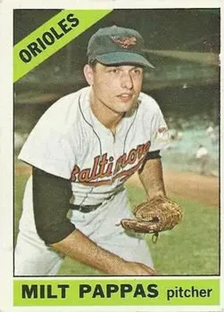 1966 O-Pee-Chee #105 - Milt Pappas - Baltimore Orioles