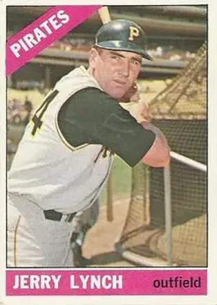 1966 O-Pee-Chee #182 - Jerry Lynch - Pittsburgh Pirates