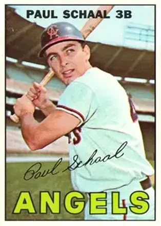 1967 Topps #58 - Paul Schaal - California Angels