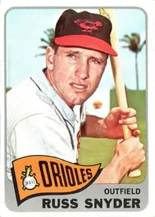 1965 Topps #204 - Russ Snyder - Baltimore Orioles