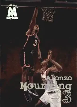 1998-99 SkyBox Molten Metal #103 - Alonzo Mourning - Miami Heat