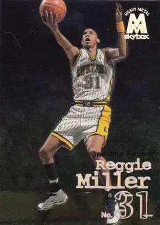 1998-99 SkyBox Molten Metal #108 - Reggie Miller - Indiana Pacers