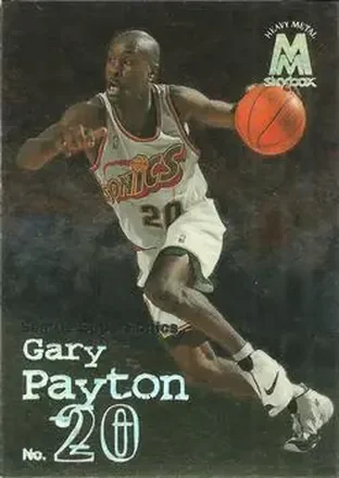 1998-99 SkyBox Molten Metal #118 - Gary Payton - Seattle SuperSonics